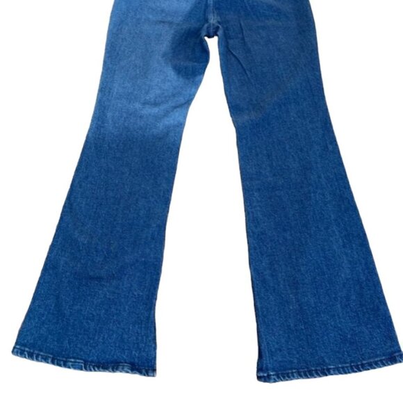 Free People NWT We The Free Emmy Split Hem Blue Boot Cut Jean SIZE 31 - Picture 14 of 15